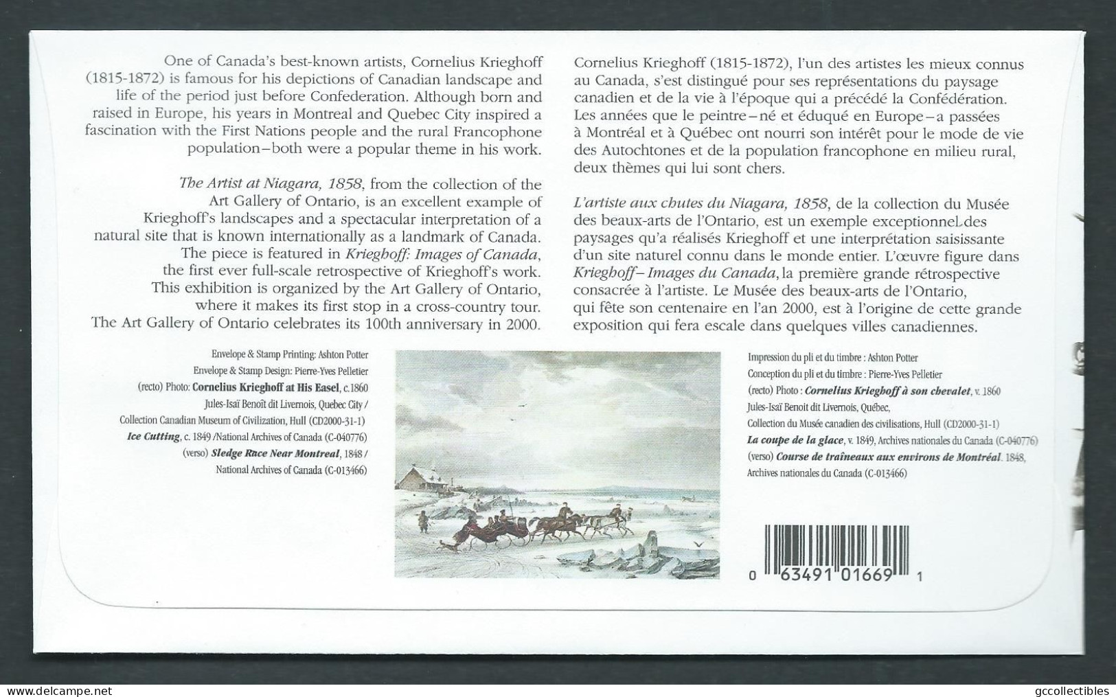 Canada # 1863 FDC - Masterpieces Of Canadian Art - 13 - 2001-2010