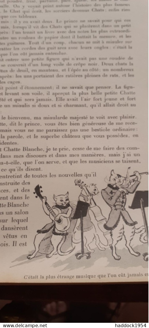 La Chatte Blanche MME D'AULNOY Maurice Bauche 1947 - Contes