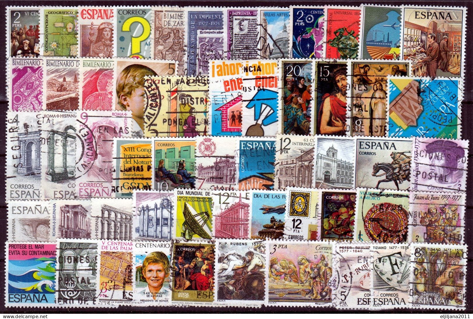 SALE !! 50 % OFF !! ⁕ SPAIN 1967 - 1979 ESPANA ⁕ Nice Collection / Lot ⁕ 108v Used - See All Scan - Collezioni