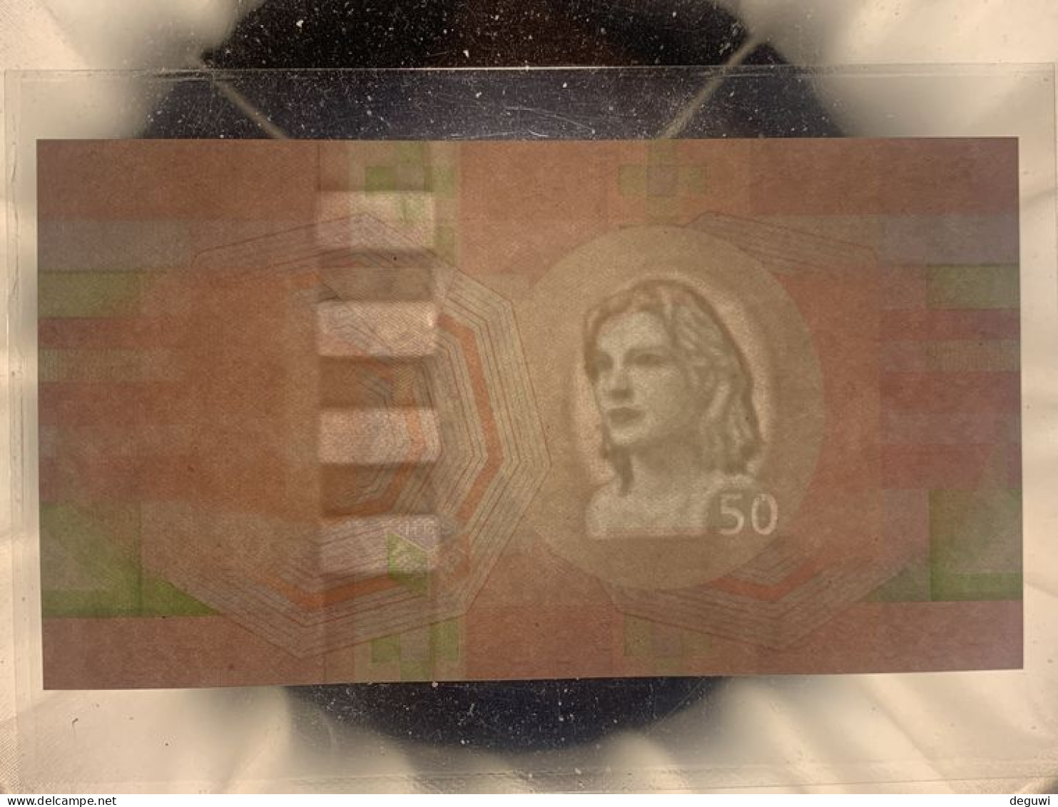 Test Note ECB-HCS 50 Euro, UNC, Trial, Essai, RRRRR, Watermark - 50 Euro