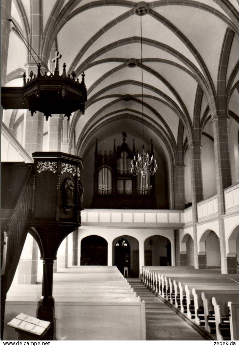 G5366 - TOP Oberwiesenthal Martin Luther Kirche - Orgel Organ - Verlag Bild Und Heimat Reichenbach DDR - Eglises Et Cathédrales