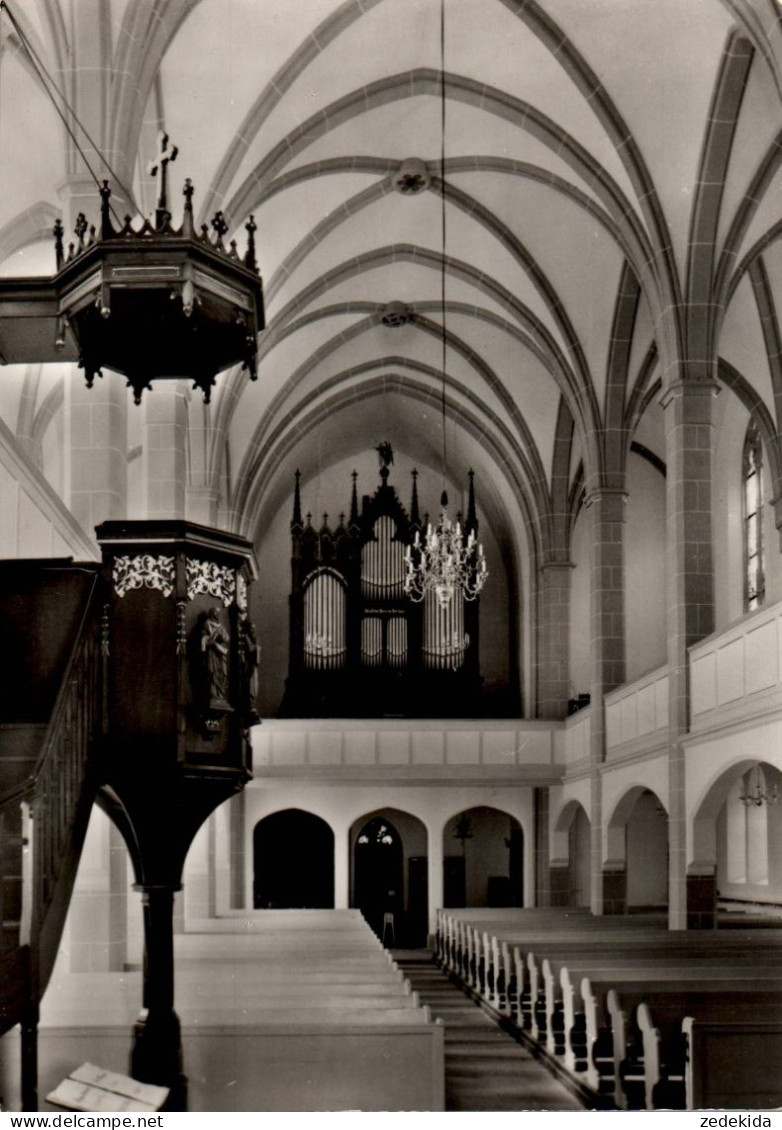 G5367 - TOP Oberwiesenthal Martin Luther Kirche - Orgel Organ - Verlag Bild Und Heimat Reichenbach DDR - Eglises Et Cathédrales