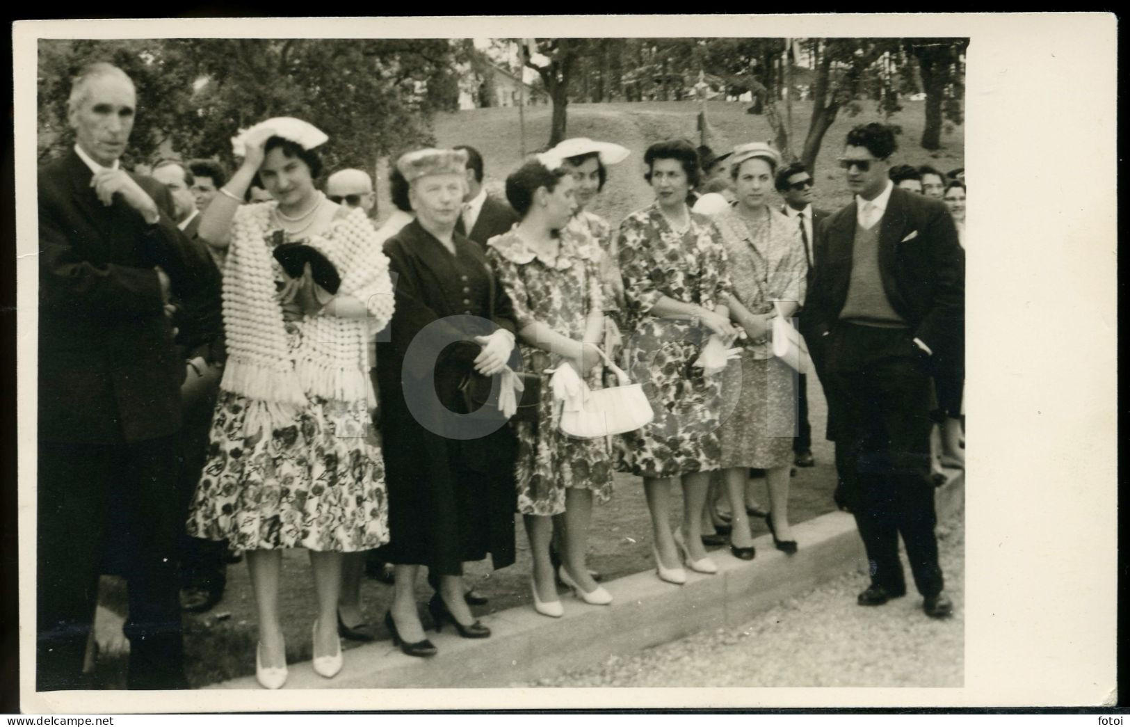 1959 REAL PHOTO FOTO POSTCARD SIZE INAUGURAÇAO BARRAGEM MONTARGIL PONTE DE SOR PORTALEGRE ALENTEJO PORTUGAL CARTE POSTAL - Portalegre