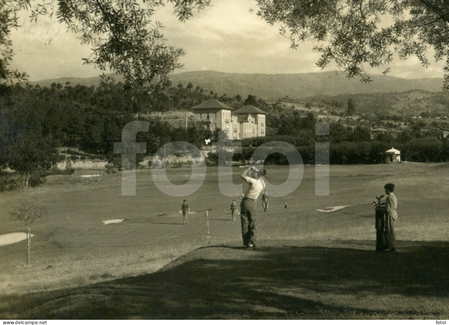 1938 REAL PHOTO GOLF VIDAGO PORTUGAL GOLFE PHOTO CARTE POSTALE  POSTCARD TARJETA POSTAL STAMPED TIMBRE - Bragança