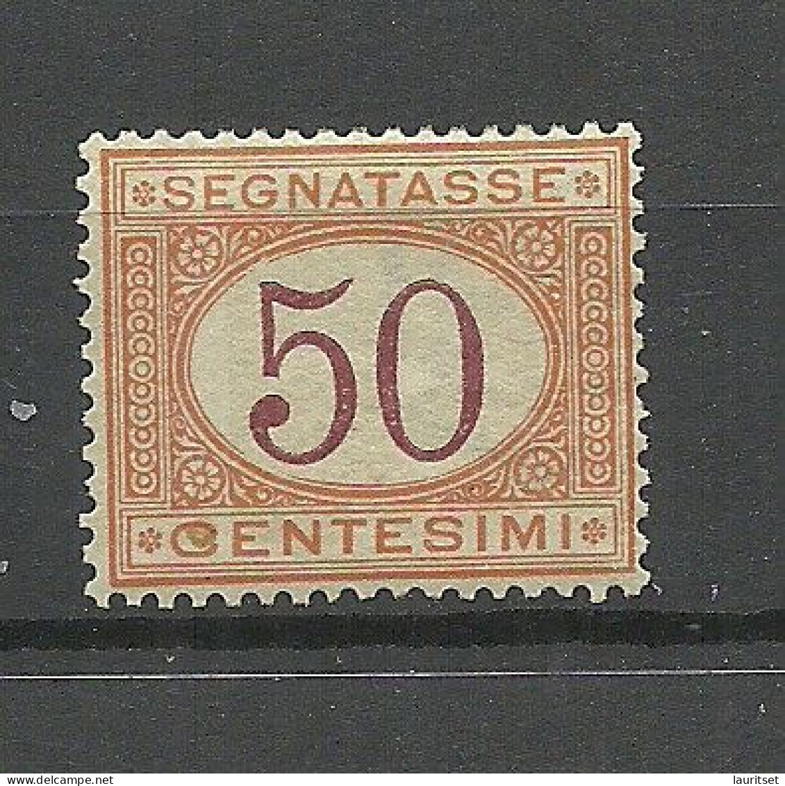ITALIA ITALY 1870-1894 Michel 9 * Postage Due Portomarke Segnatasse - Postage Due
