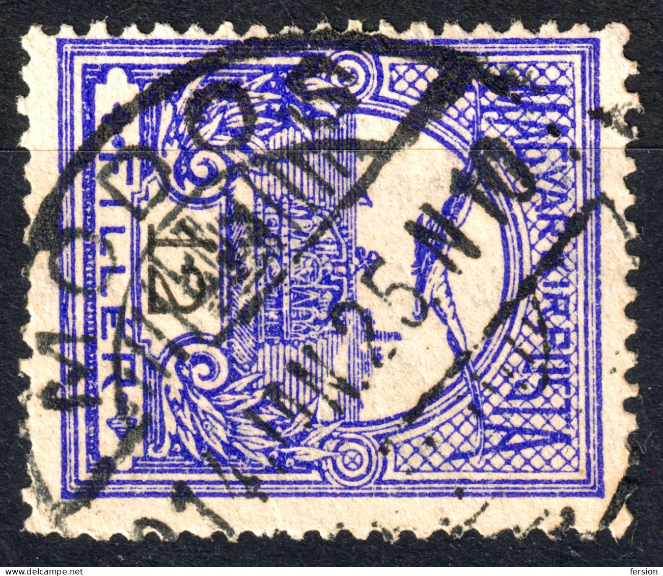 Módos Jaša Tomić Postmark TURUL Crown 1914 Hungary SERBIA Vojvodina Torontál BANAT County KuK - 12 Fill - Vorphilatelie
