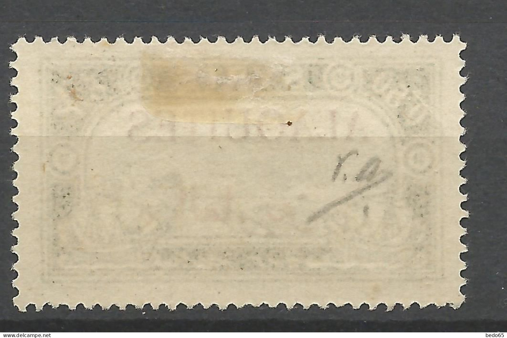 ALAOUITES  N° 24c Variétée Surcharge Rouge NEUF* CHARNIERE  / Hinge  / MH - Neufs