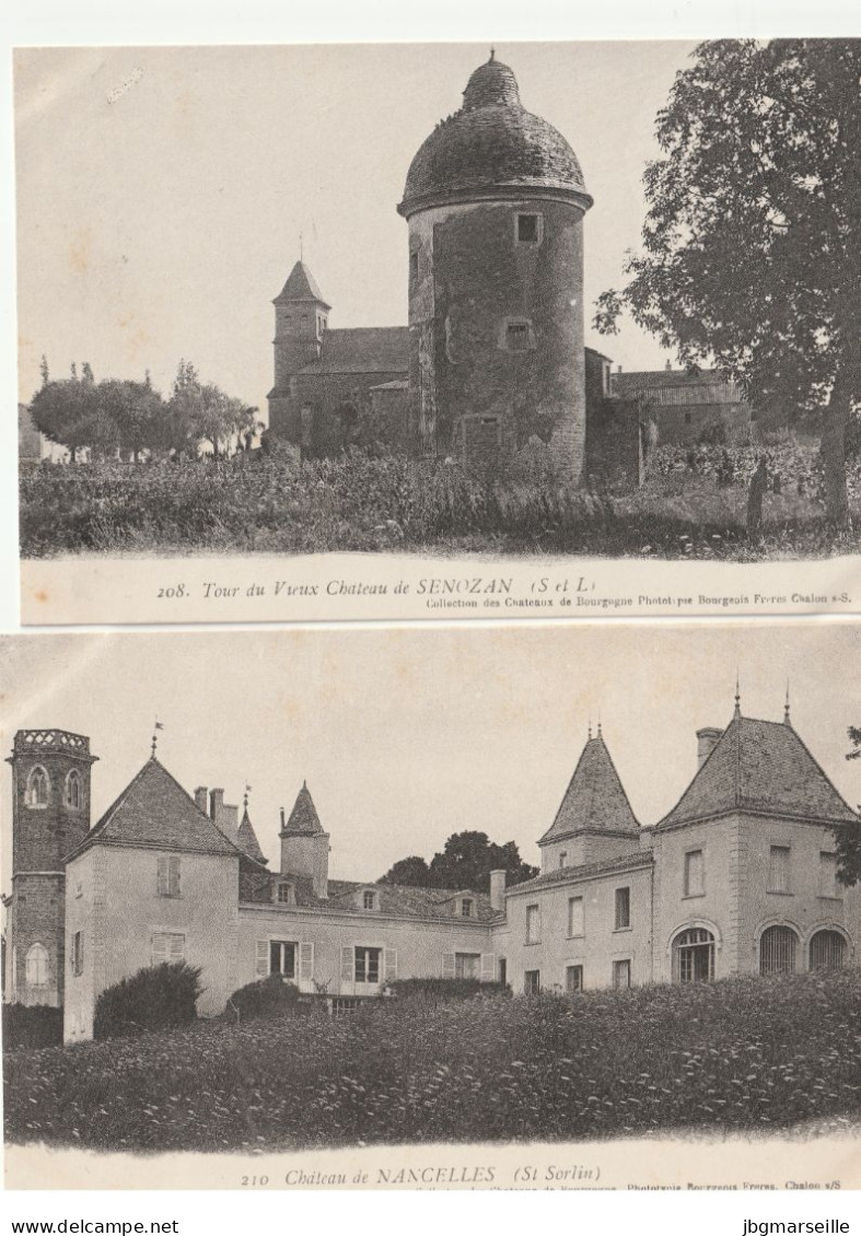 10 Cp CHATEAUX DE BOURGOGNE....collection ....Bourgeois Fréres ....à Chalon / Saône...à Voir - Châteaux