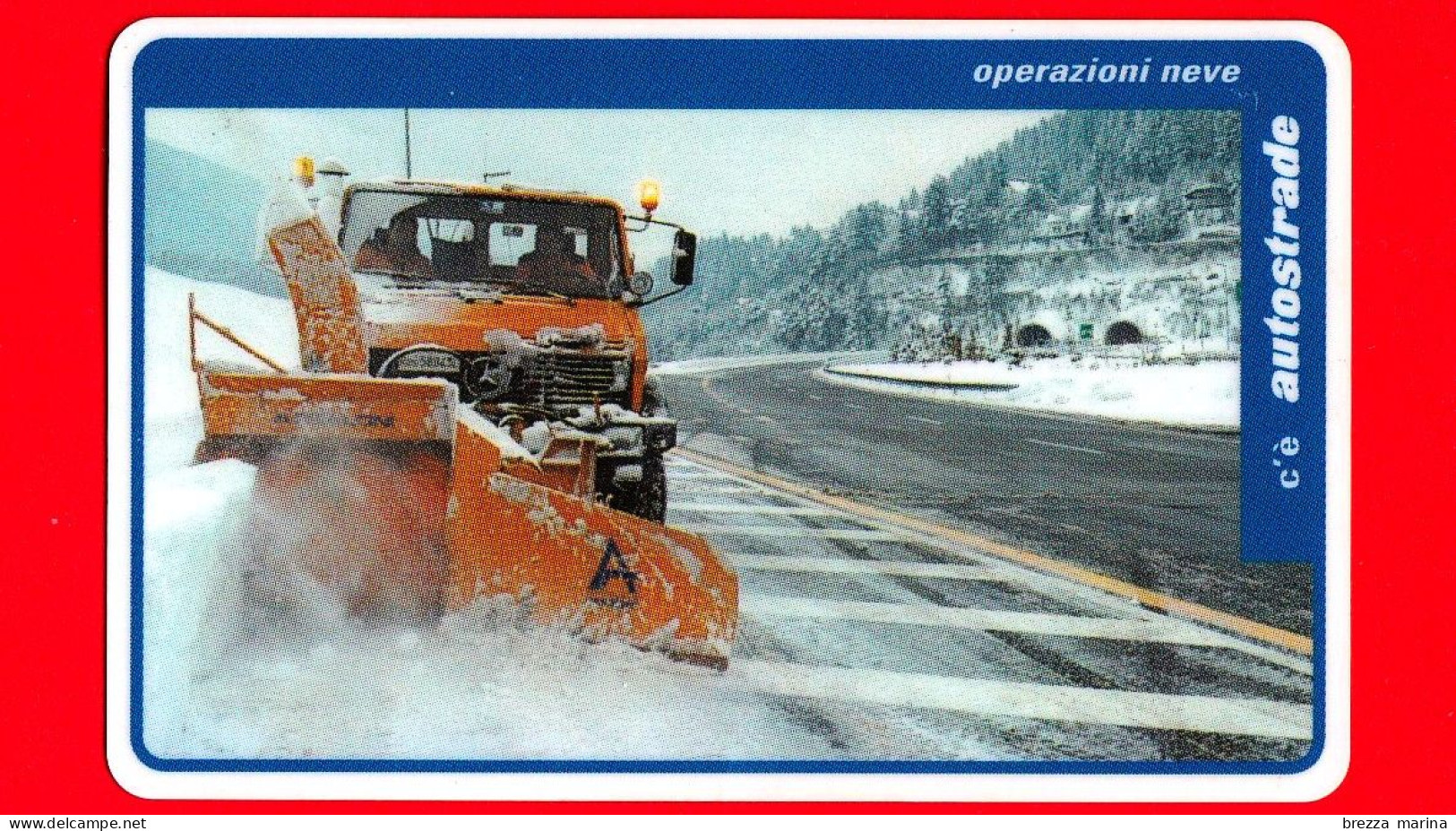 VIACARD - Serie Servizi - Operazioni Neve - Tessera N. 212 - 50.000 - Tec - Autres & Non Classés