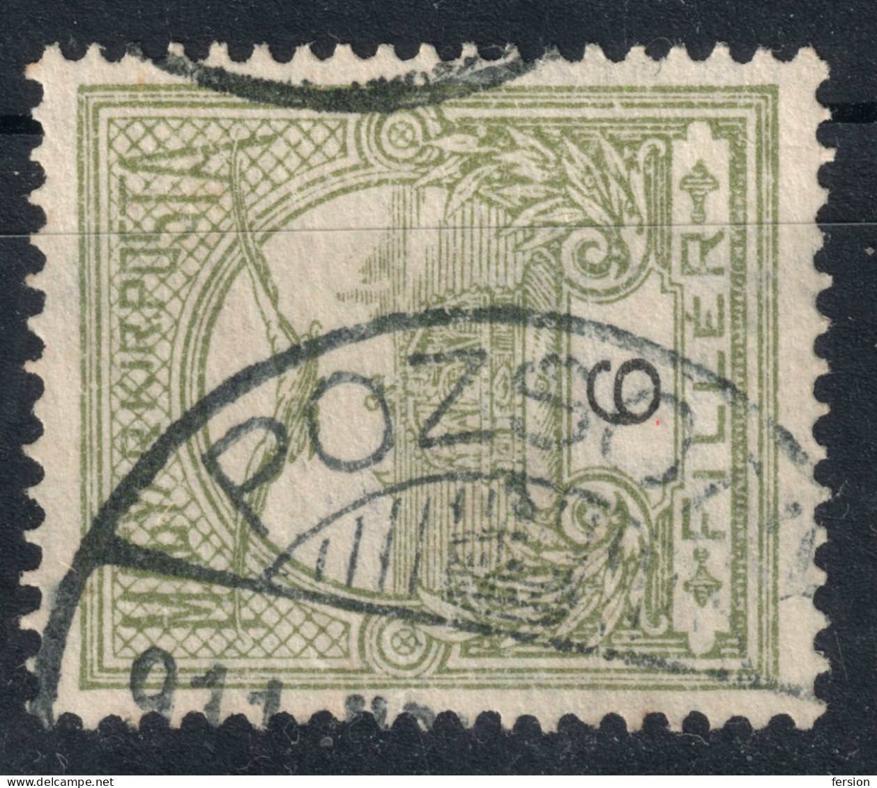 POZSONY BRATISLAVA Postmark TURUL Crown 1911 Hungary SLOVAKIA - POZSONY County - KuK K.u.K  6 Fill - ...-1918 Prefilatelia