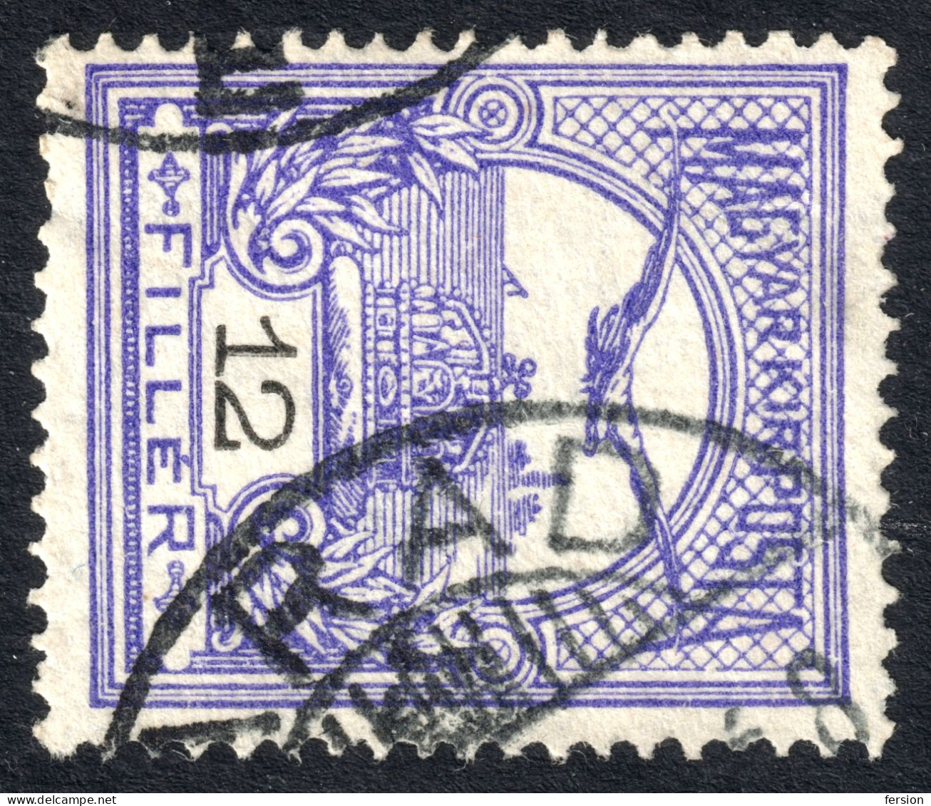 Arad / TURUL Crown 1901 Hungary Erdély / Romania Transylvania ARAD County - KuK K.u.K - 12 Fill. - Used - Transilvania