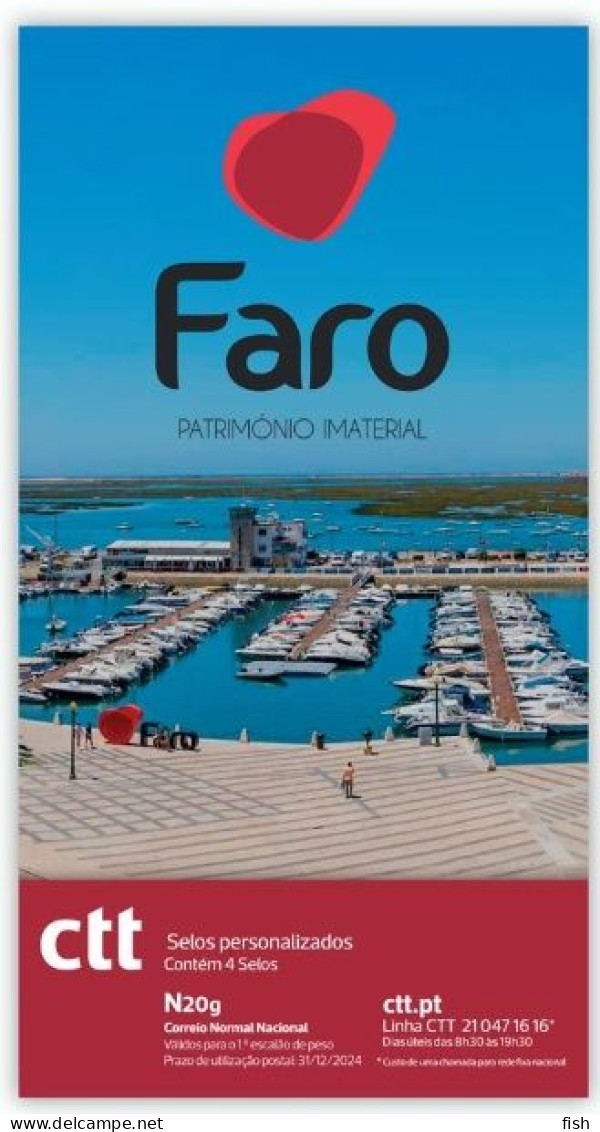 Portugal ** & Selos Personalizados Faro, Património 2023 (8767888) - Markenheftchen
