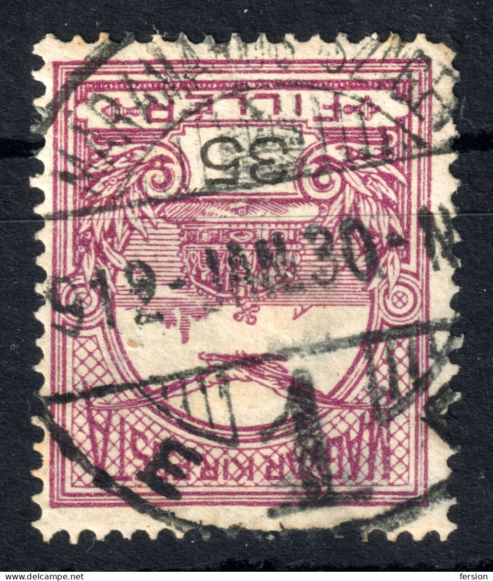 Máramarossziget Sighetu Marmaț POSTMARK 1912 ROMANIA Transylvania Hungary Máramaros Maramureș County TURUL 35 F - Transylvania