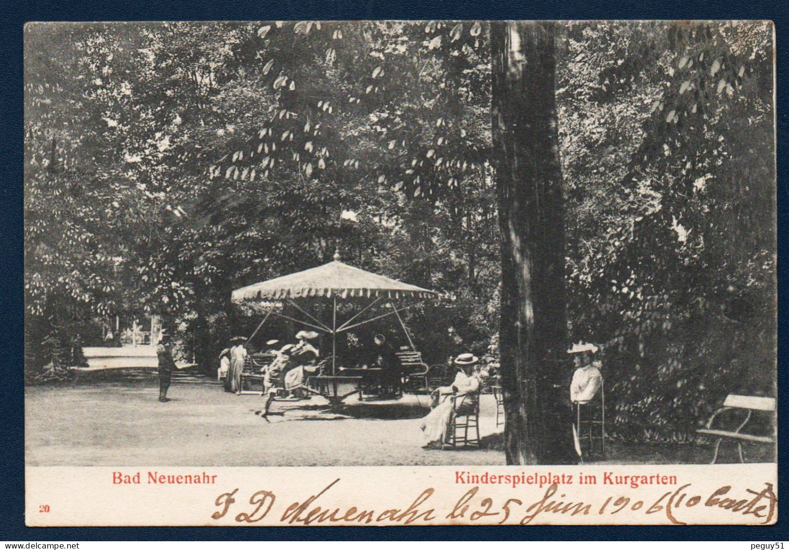 Bad Neuenahr. Kinderspielplatz Im Kurgarten. 1906 - Bad Neuenahr-Ahrweiler