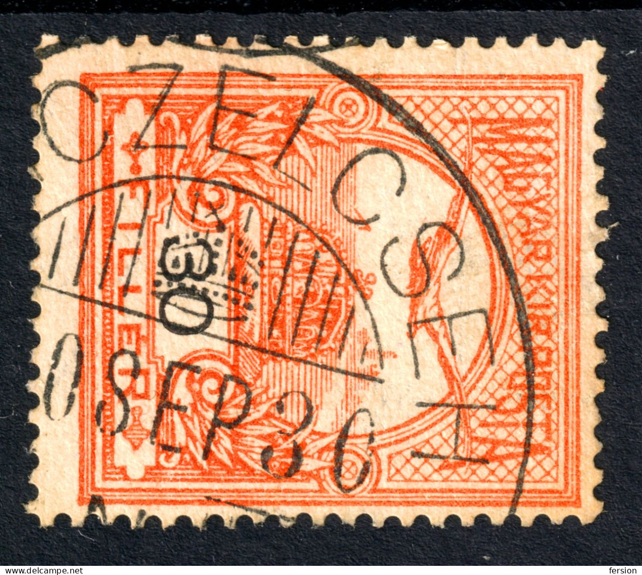 Páncélcseh Panticeu POSTMARK 1908 ROMANIA Transylvania Hungary Dăbâca Doboka County KuK TURUL 30 F - Transylvanie