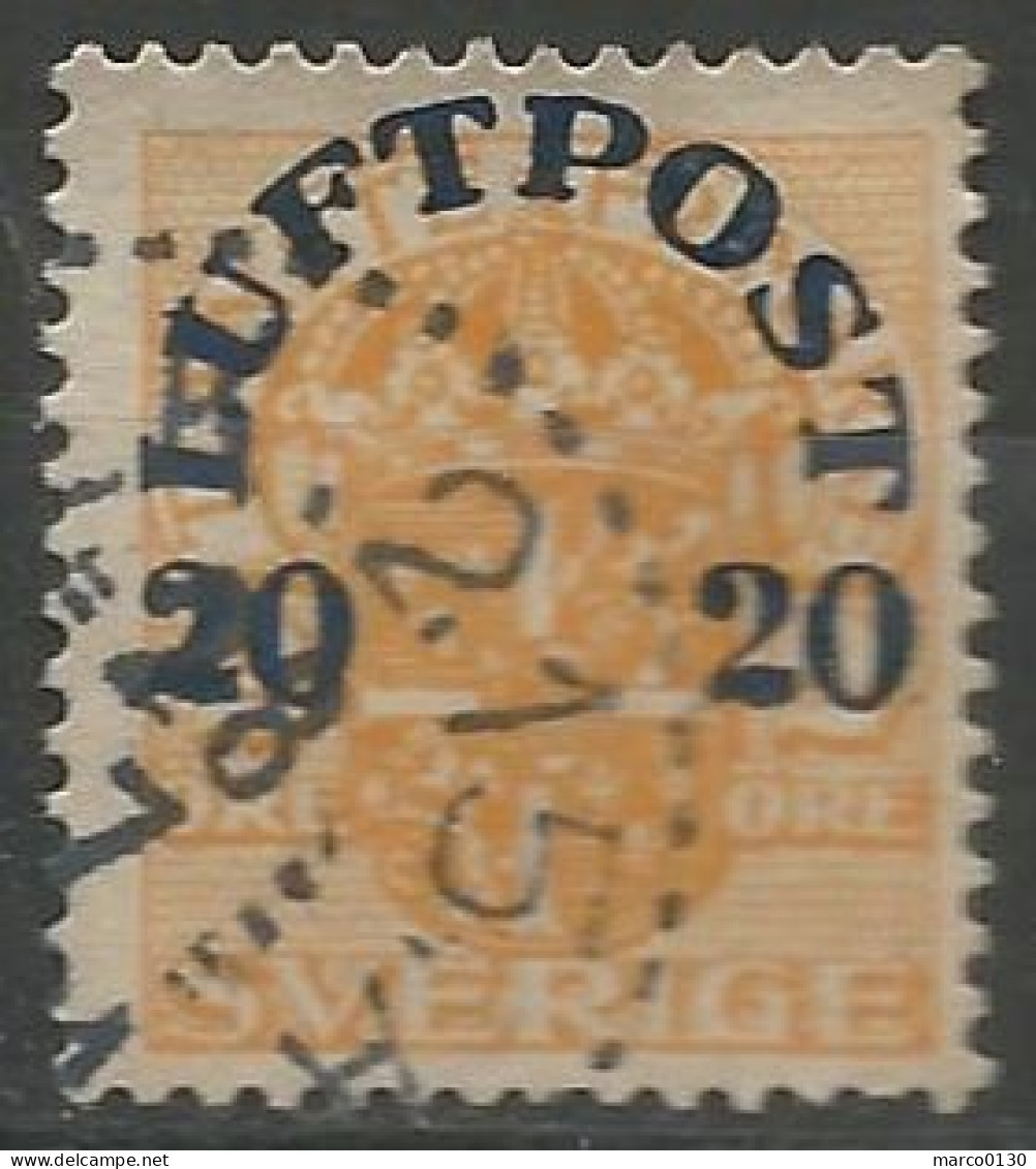 SUEDE / POSTE AERIENNE N° 2 OBLITERE - Used Stamps