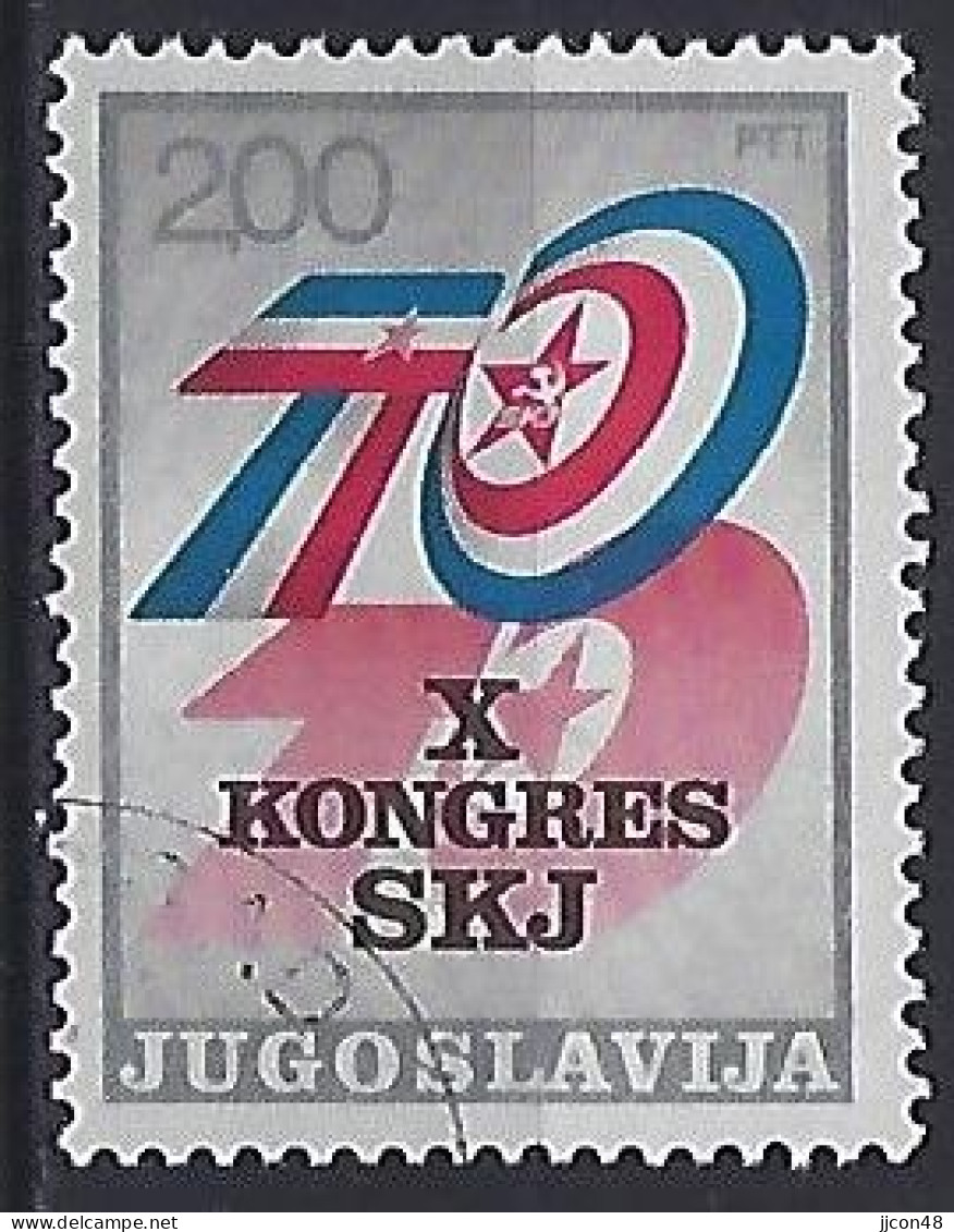 Jugoslavia 1974  X Kongress SKJ (o) Mi.1563 - Used Stamps