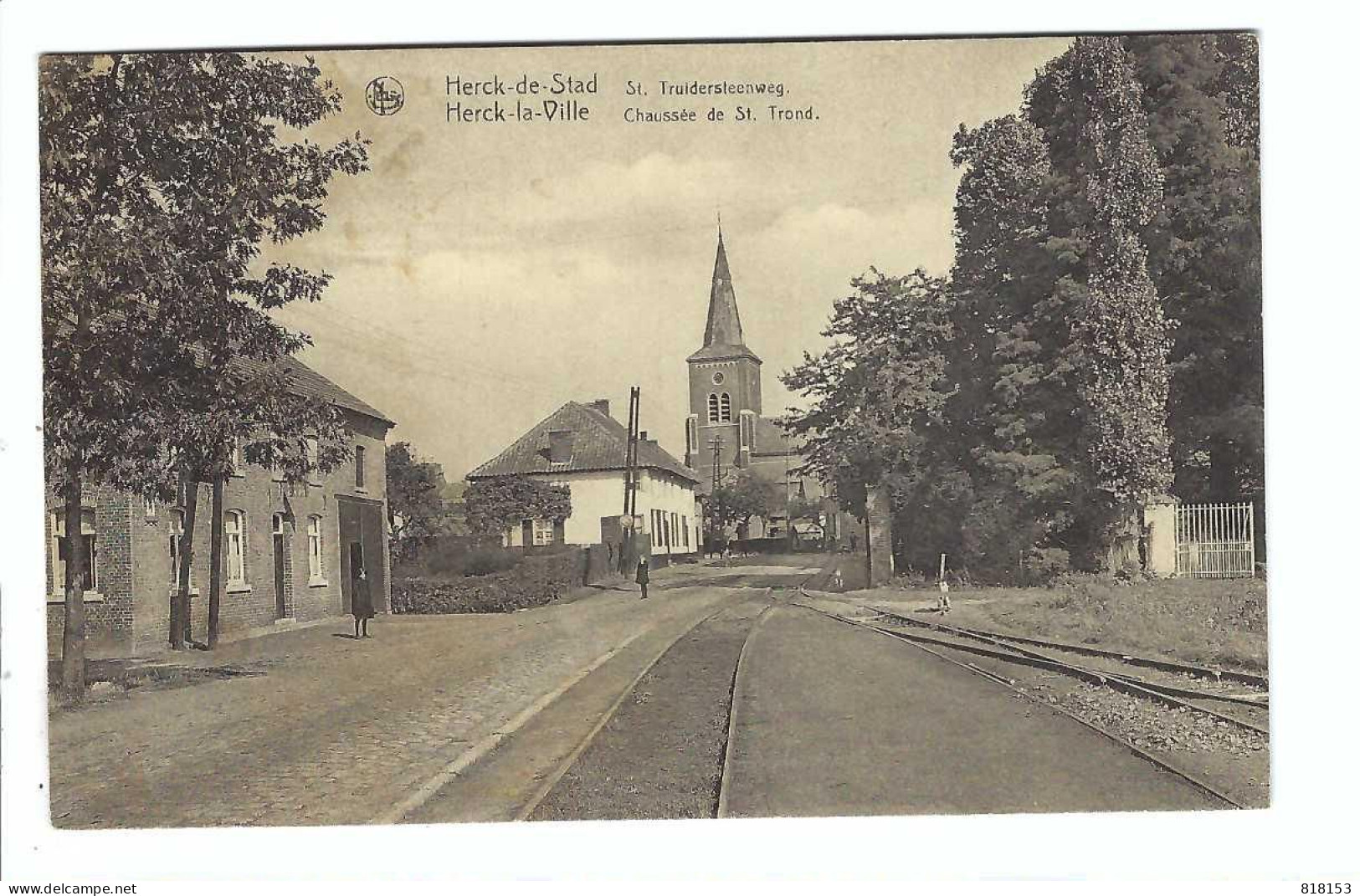 Herk-de-Stad   Herck-de-Stad  St.Truidersteenweg   1932 - Herk-de-Stad