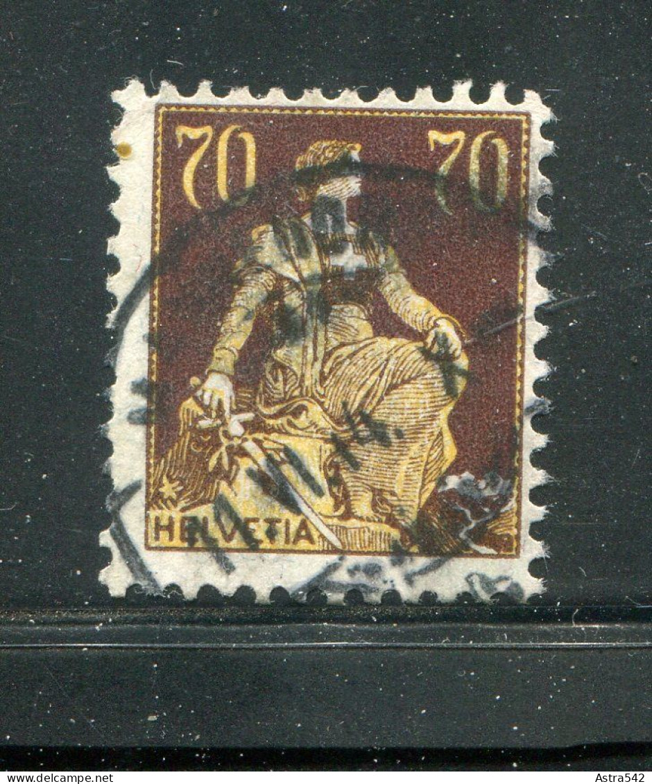 "SCHWEIZ" 1908, Mi. 108 Gestempelt (B871) - Oblitérés