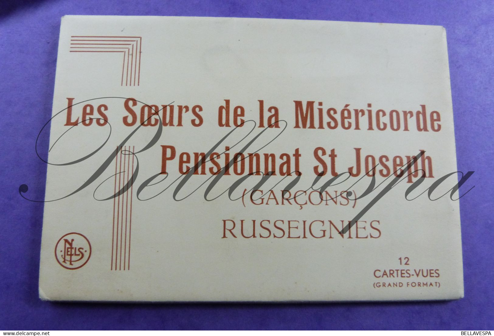 Russeignies Pensionnat St Joseph  12 x cartes postales