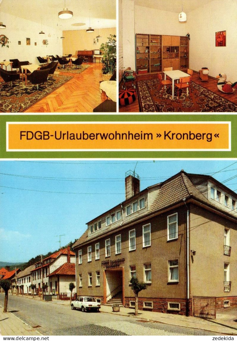 G5386 - TOP Neustadt FDGB Heim Kronberg Klubraum Innenansicht - Verlag Bild Und Heimat Reichenbach - Neustadt / Orla
