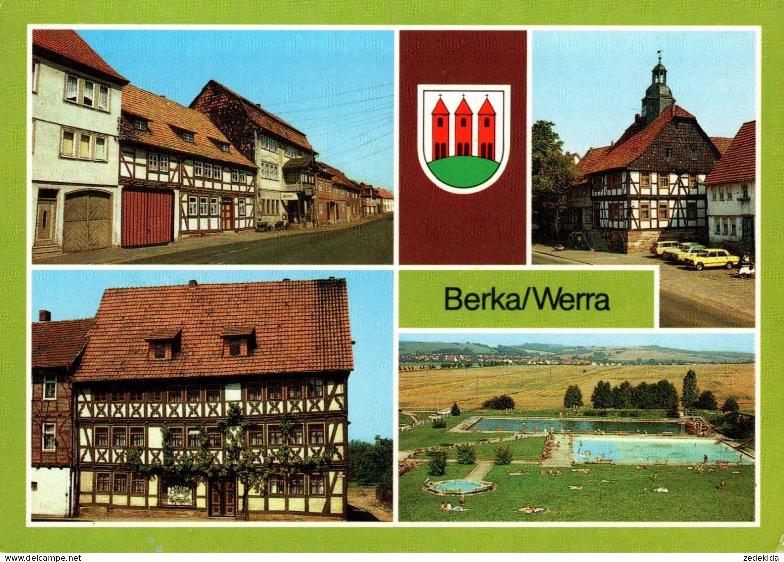 G5418 - TOP Berka Werra Freibad - Verlag Bild Und Heimat Reichenbach - Bad Berka