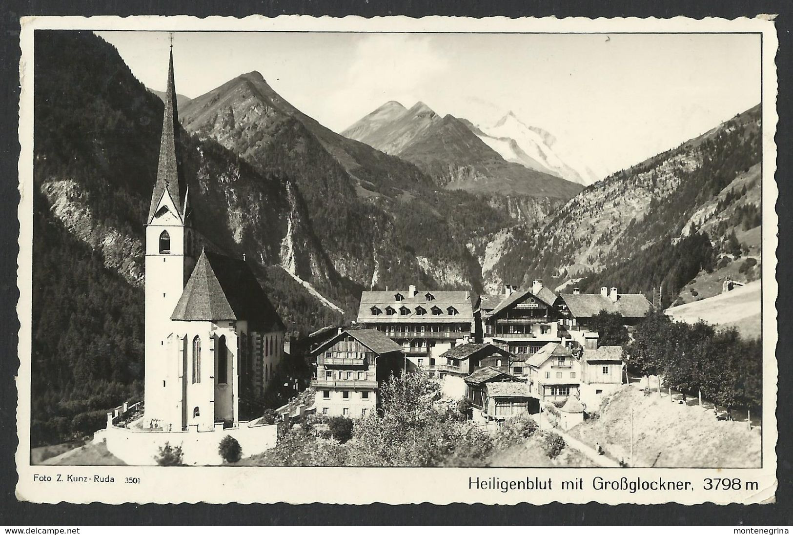 Heiligenblut Mit Grossglockner - Real Foto Z.Kunz - Old Postcard (see Sales Conditions) 09034 - Heiligenblut