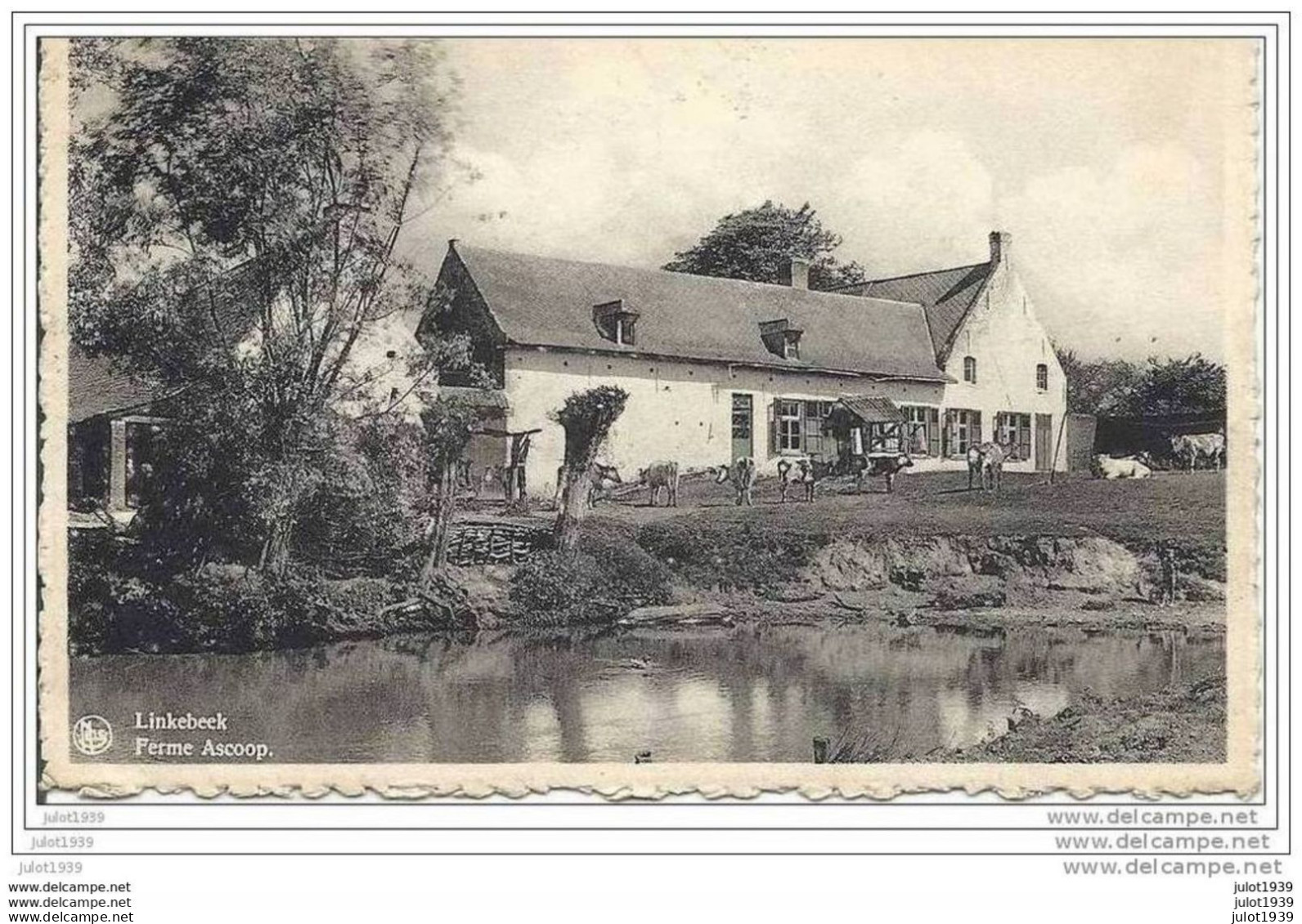 LINKEBEEK ..--  VL. Brt ..-- Ferme Ascoop . 1946 Vers PEPINSTER ( Mr José Dehogne ) . Voir Verso . - Linkebeek