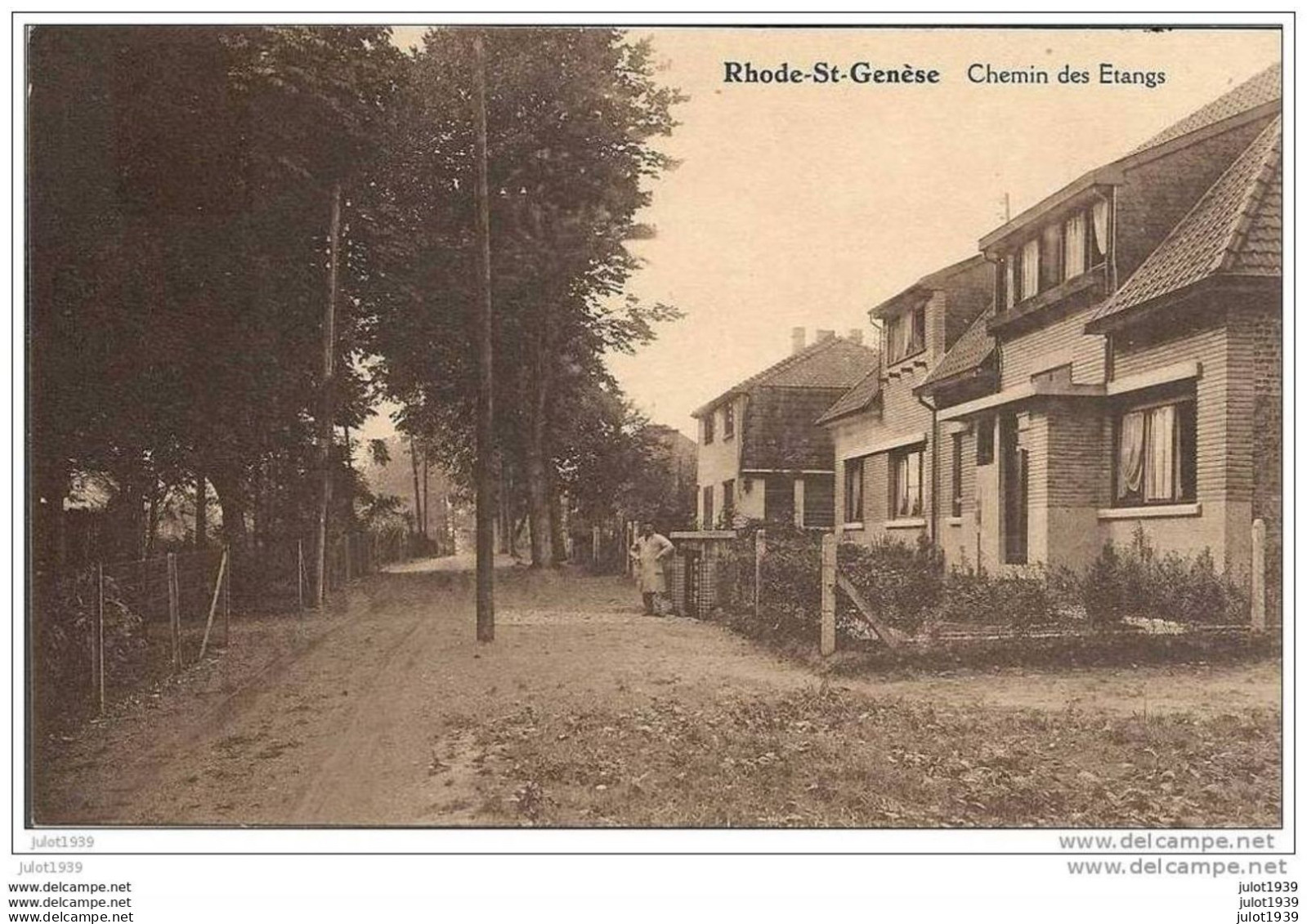 RHODE - ST - GENESE ..-- VL. Brt ..-- Chemin Des Etangs . - St-Genesius-Rode