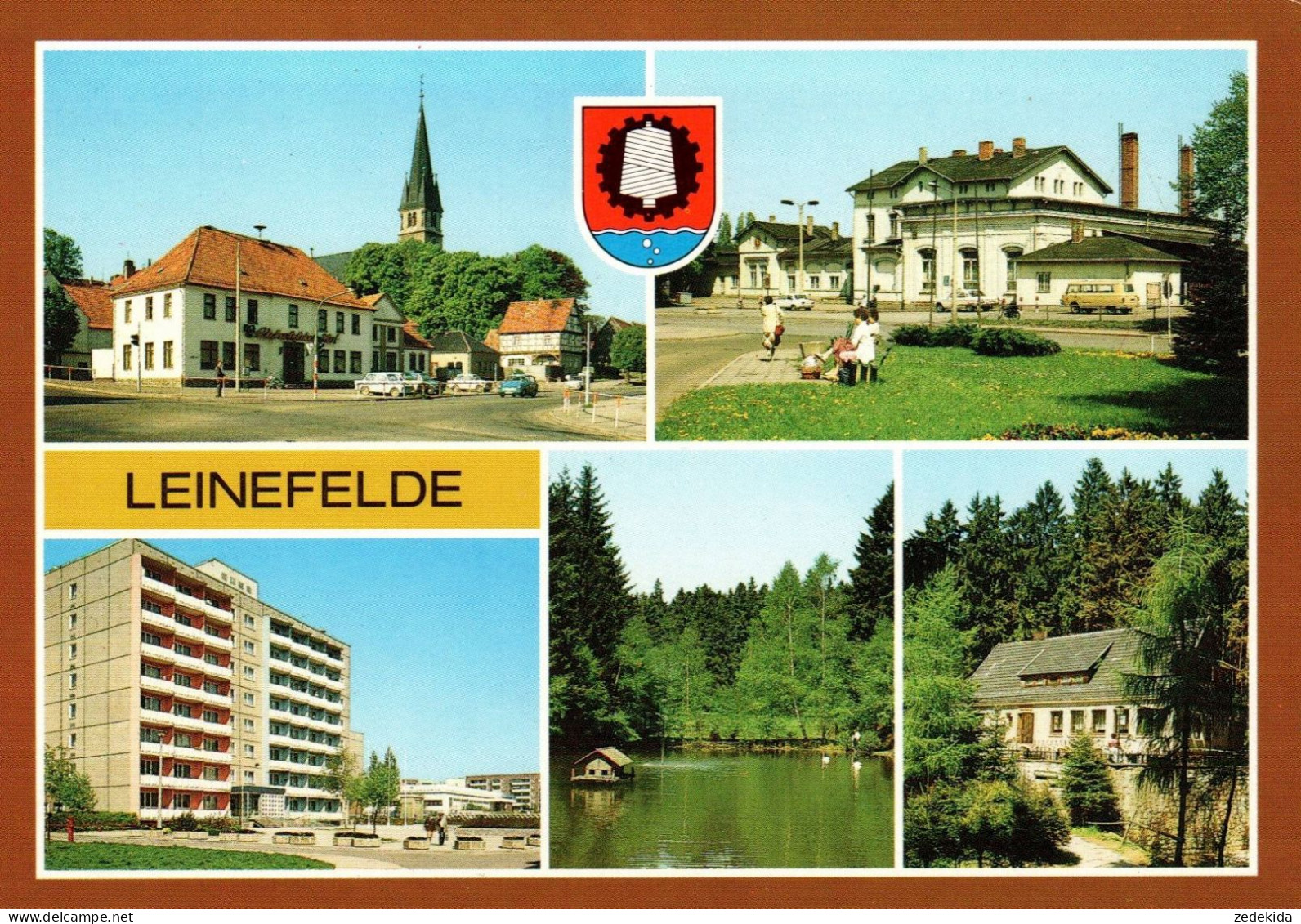 G5428 - TOP Leinefelde Bahnhof HO Gaststätte - Verlag Bild Und Heimat Reichenbach - Leinefelde