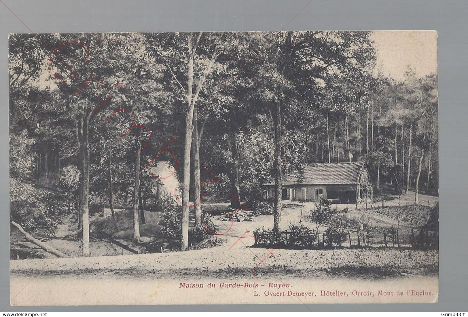 Ruyen - Maison Du Garde-Bois - Postkaart - Mont-de-l'Enclus