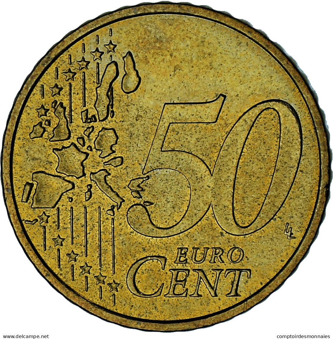 Monaco, Rainier III, 50 Euro Cent, 2003, Paris, SUP, Laiton, Gadoury:MC177 - Monaco