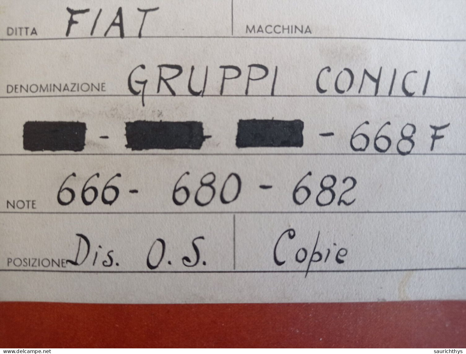 Cartella Documenti Fiat 666 668 680 682 Disegni Tecnici In Copie Conformi Originali D'epoca - Máquinas