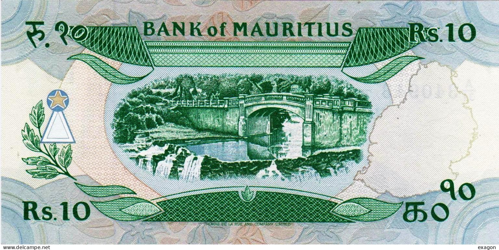 MAURITIUS  -  Banconota Da 10 Rupees  -  Anno 1985 -  Stock 106 - Maurice