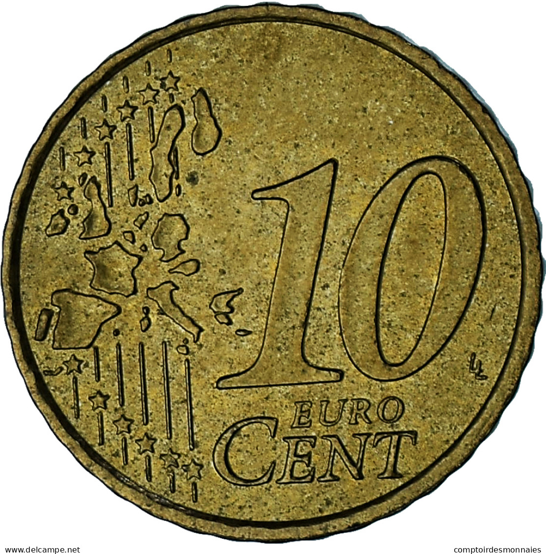 Monaco, Rainier III, 10 Euro Cent, 2003, Paris, SUP, Laiton, Gadoury:MC175 - Monaco