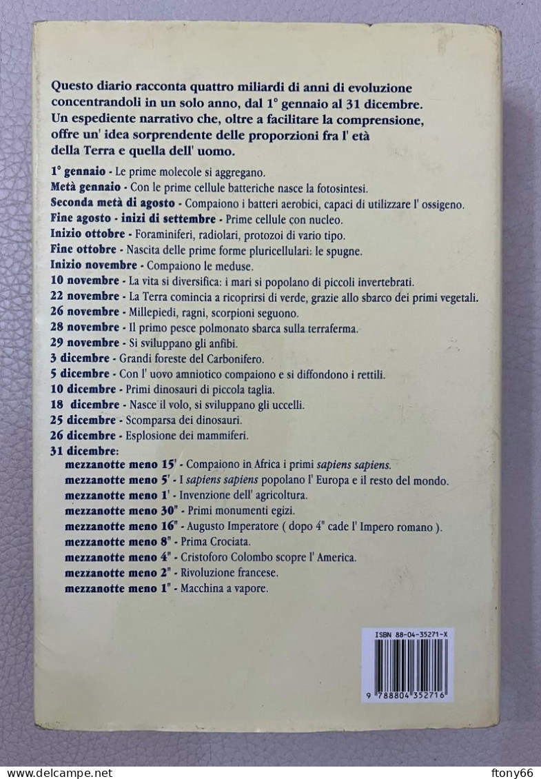 MA23 Libro PIERO E ALBERTO ANGELA - LA STRAORDINARIA STORIA DELLA VITA SULLA TERRA 1993 - Storia, Biografie, Filosofia