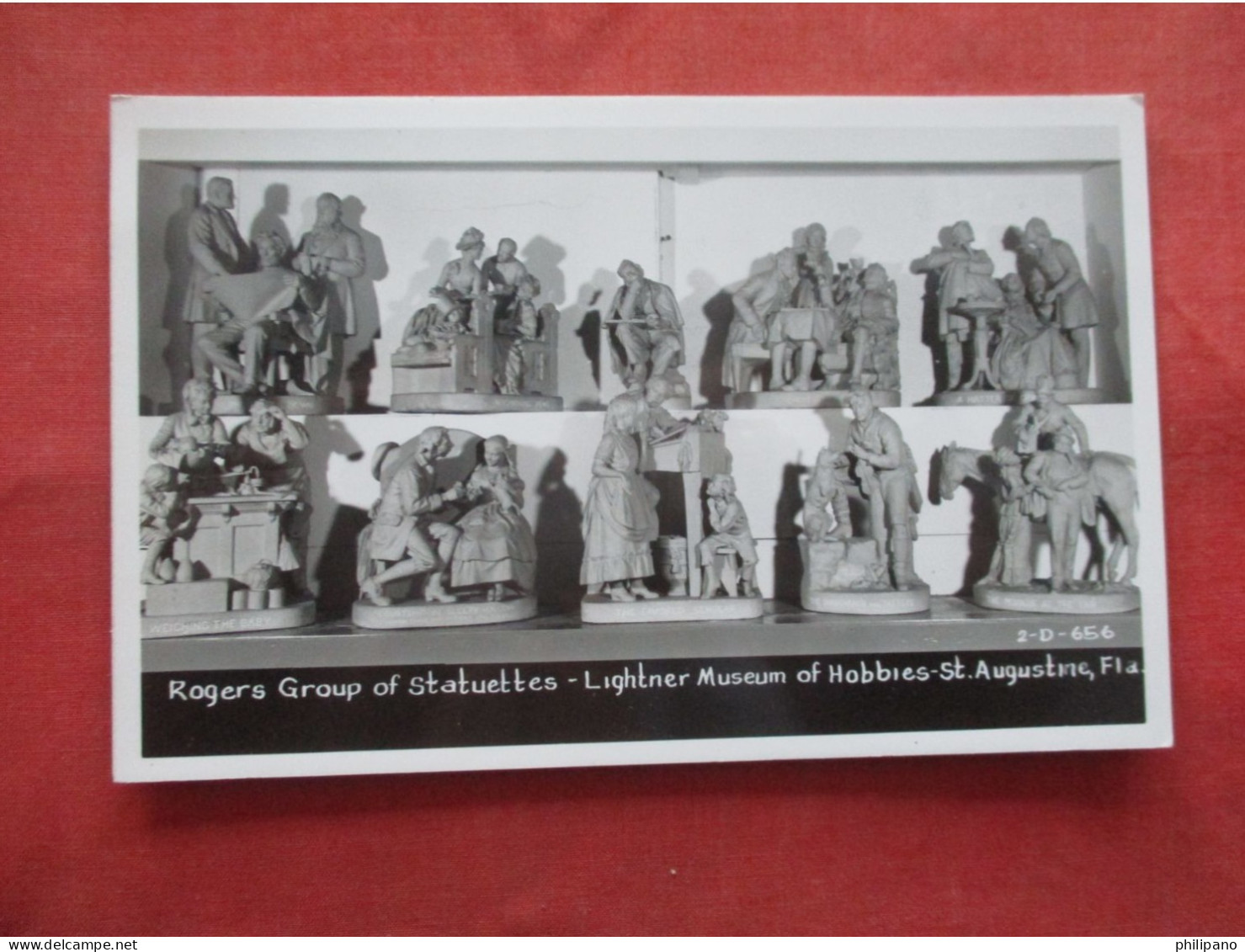 RPPC.Rogers Group Of Statuettes Lightner Museum.    St Augustine Florida      Ref 6201 - St Augustine