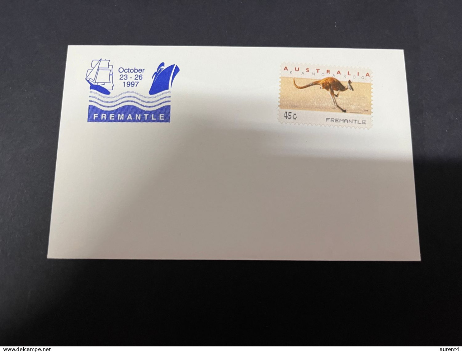 2-10-2023 (3 U 10) Australia FDC - 1997 - Fremantle October 1997 Kangaroo Stamp (stamp Fair In WA Printed) 2 Covers - Altri & Non Classificati