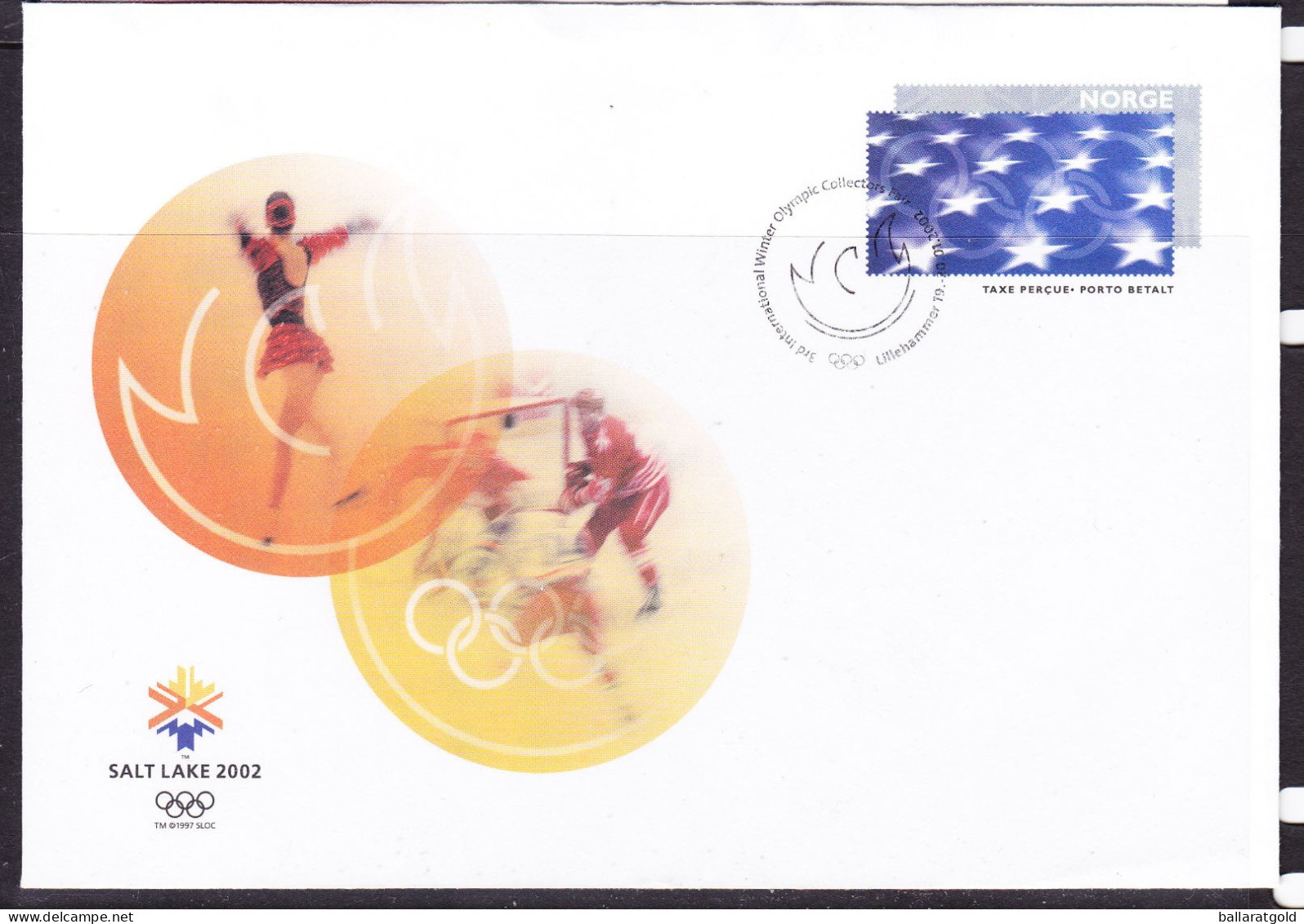 Norway 2002 Winter Olympics First Day Cover - Cartas & Documentos