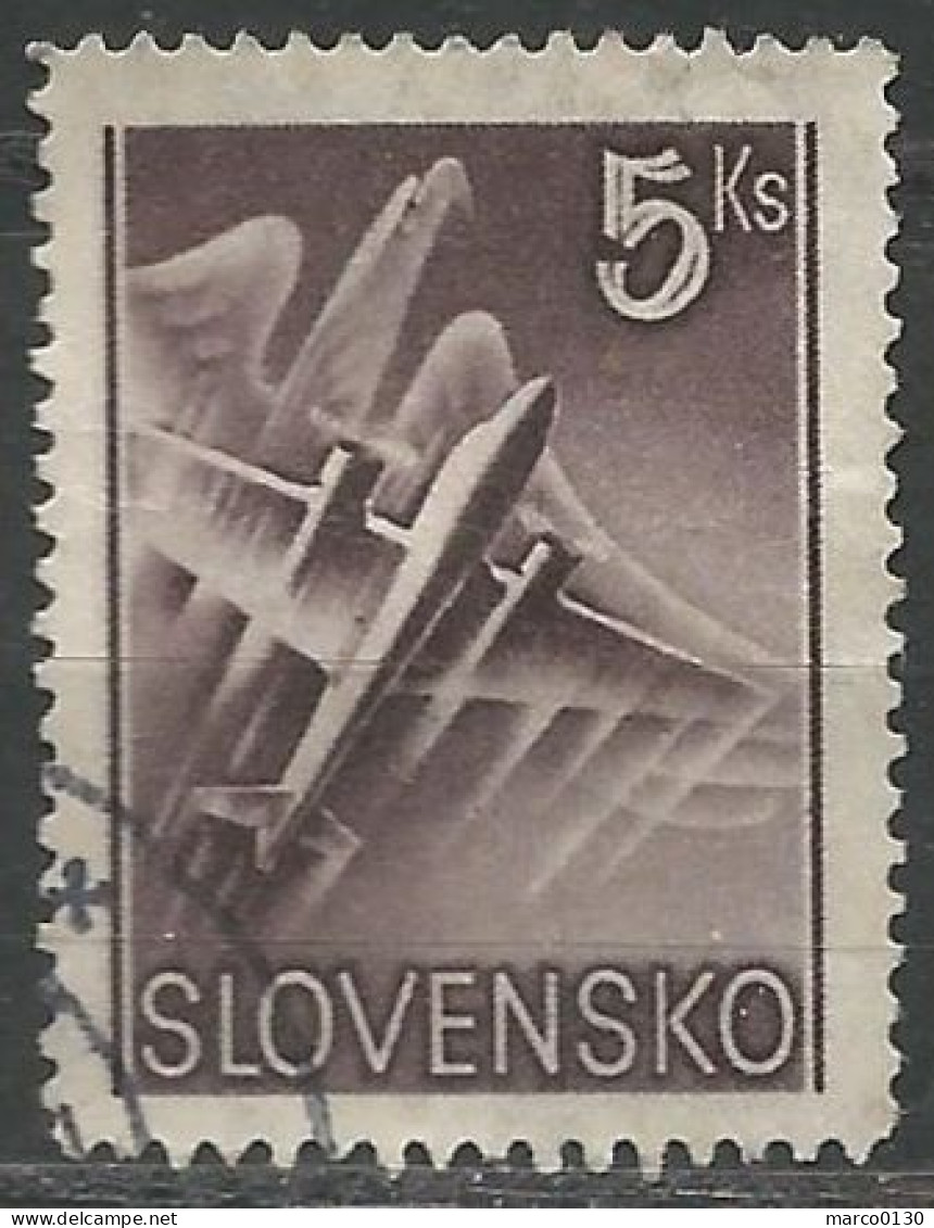 SLOVAQUIE / POSTE AERIENNE N° 7 OBLITERE - Used Stamps