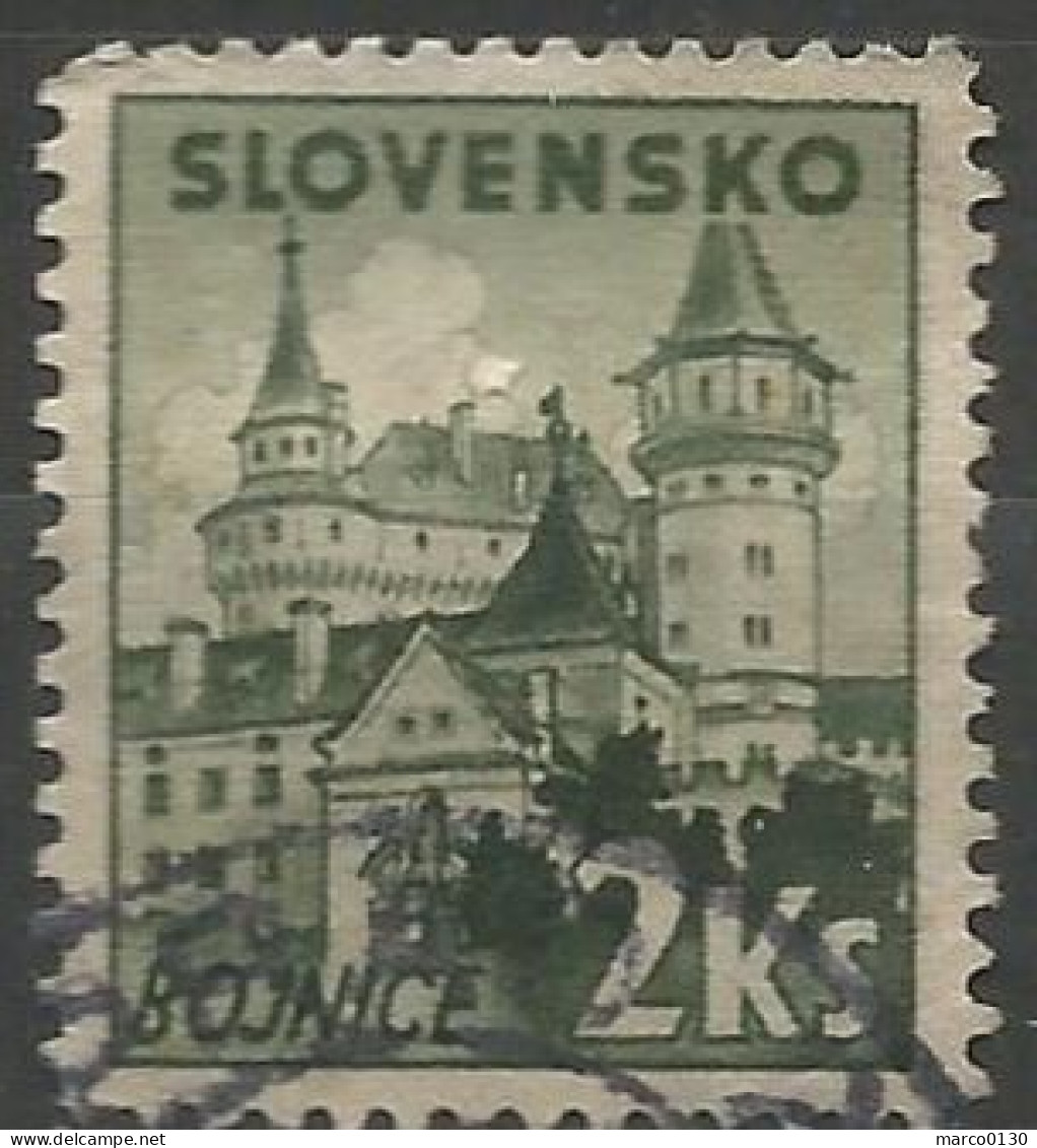 SLOVAQUIE N° 57 OBLITERE - Used Stamps