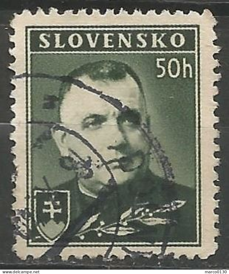 SLOVAQUIE N° 44 OBLITERE - Used Stamps