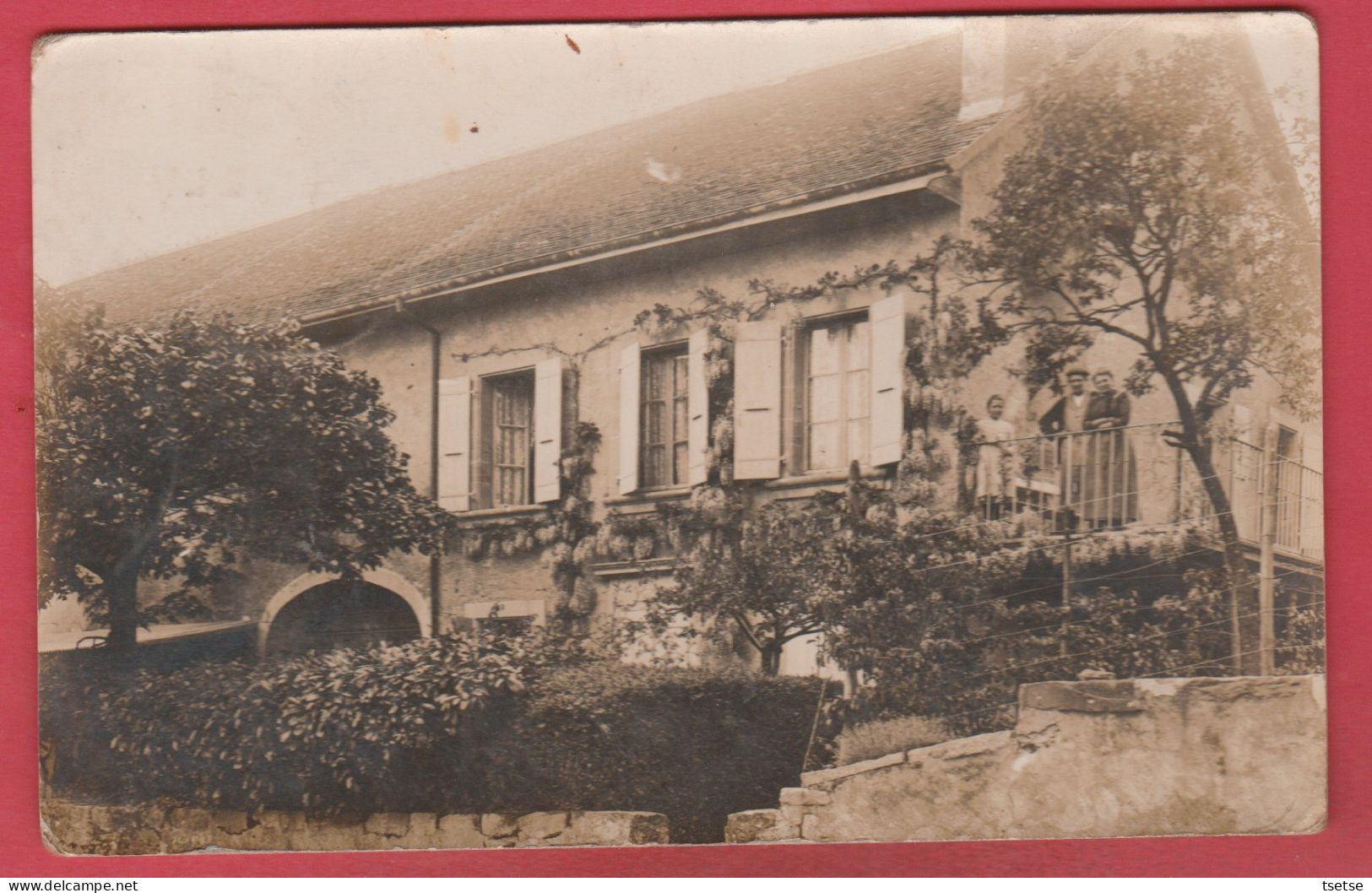 Canton De Vaud - Allamand ... Maison , à Situer / Carte Photo  -1916 ( Voir Verso /censure Militaire ) - Allaman