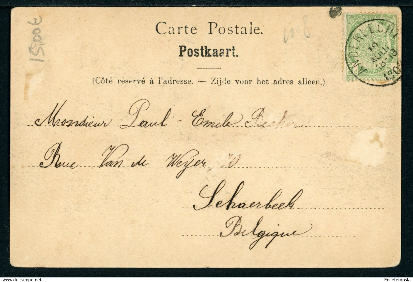 CPA - Carte Postale - Belgique - Les Environs De Bruxelles - Le Château D'Anderlecht  (CP23544) - Anderlecht