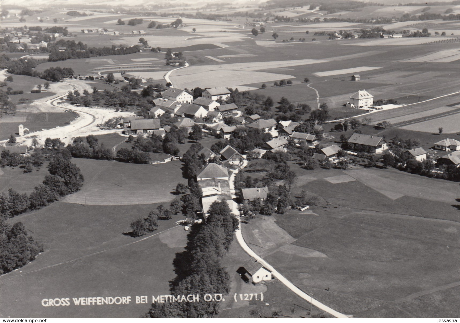 AK - OÖ - Gross Weiffendorf Bei Mettmach - 1964 - Fliegeraufnahme - Ried Im Innkreis