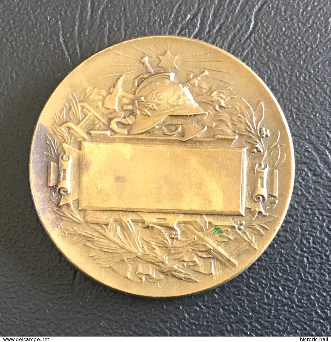 Medaille Dit « de Table » - Sapeur Pompier XIXe - Bronze - Firemen