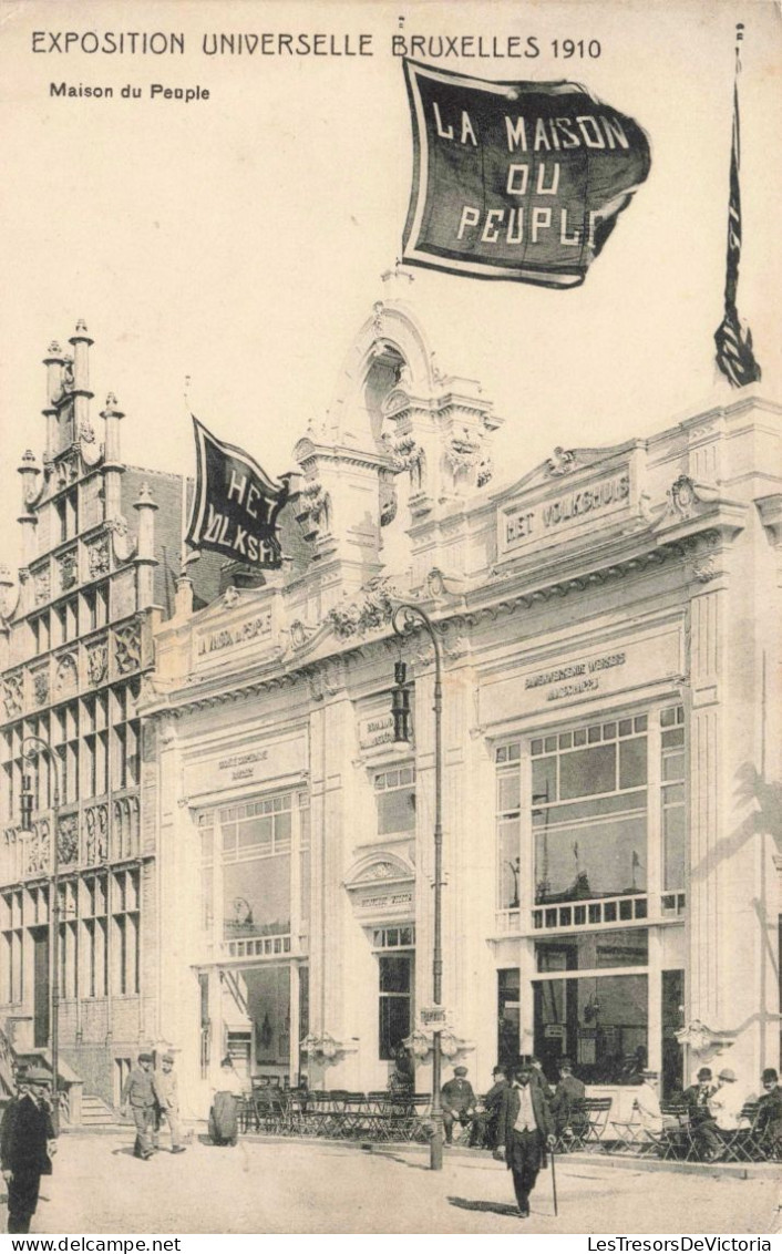 BELGIQUE - Exposition Universelle De Bruxelles 1910 - Maison Du Peuple - Carte Postale Ancienne - Mostre Universali