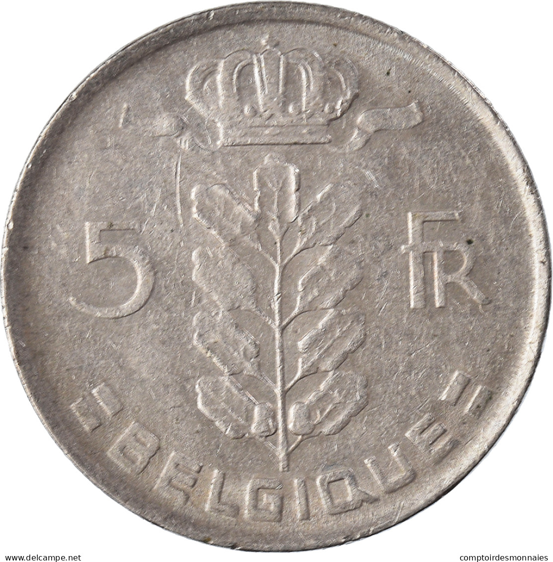 Monnaie, Belgique, 5 Francs, 5 Frank, 1976 - 5 Francs