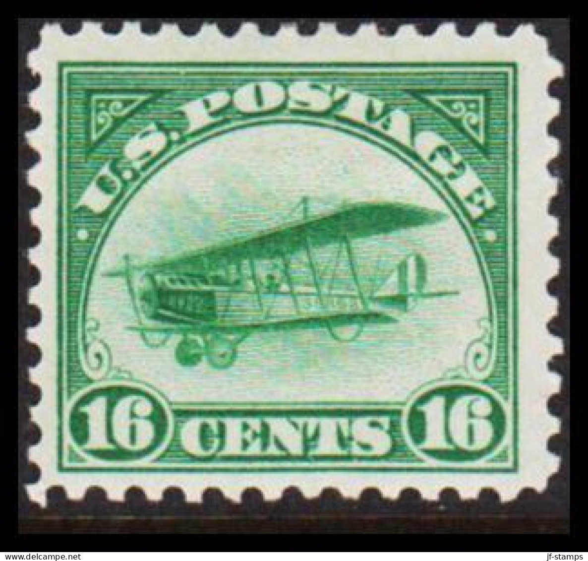 1918. USA. Curtiss JN-4 H Jenny 16 CENTS Hinged.   - JF536111 - Nuevos