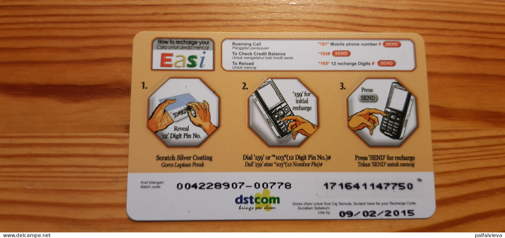 Prepaid Phonecard Brunei, Easi - Fruit - Brunei